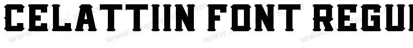 Celattiin font Regul字体转换